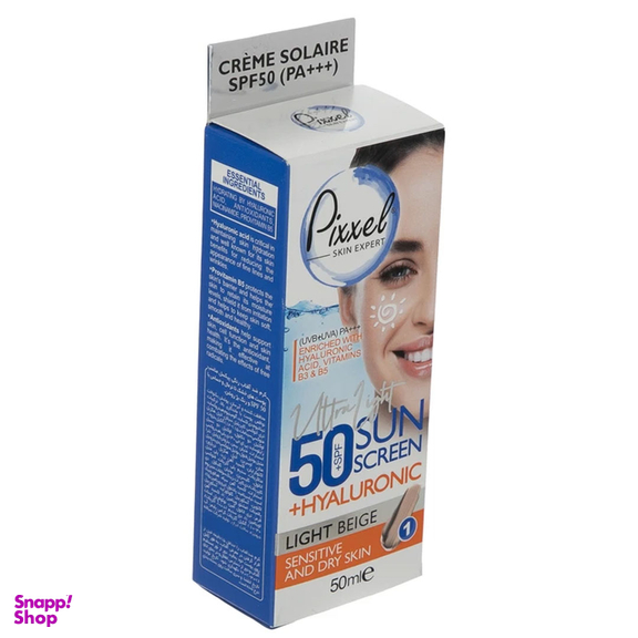 ضد آفتاب رنگی پیکسل با SPF50 مناسب پوست‌‌ های خشک و حساس