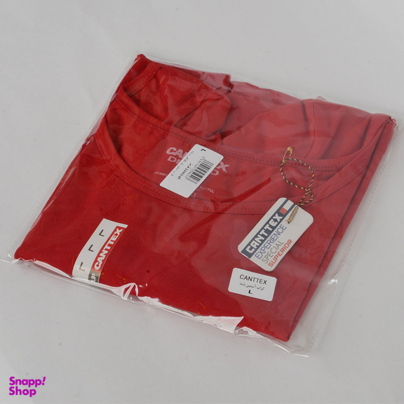 کراپ‌ تیشرت آستین بلند زنانه کانتکس مدل 249014505 رنگ قرمز