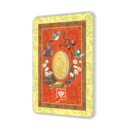 شمش طلا 24 عیار طلای محمد مدل گل زنبق کد zdp