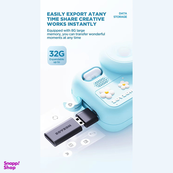 دوربین دیجیتال کودکان زوی زویی مدل E28 RainBow