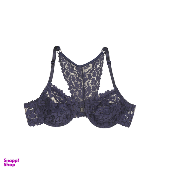 ست شورت و سوتین گیپور فنردار تیریتی سرمهای کد 950