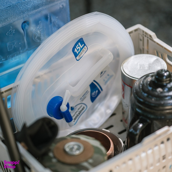 دبه آب تاشو نیچرهایک مدل PE Folding Bucket کد S002-T ظرفیت 10 لیتر
