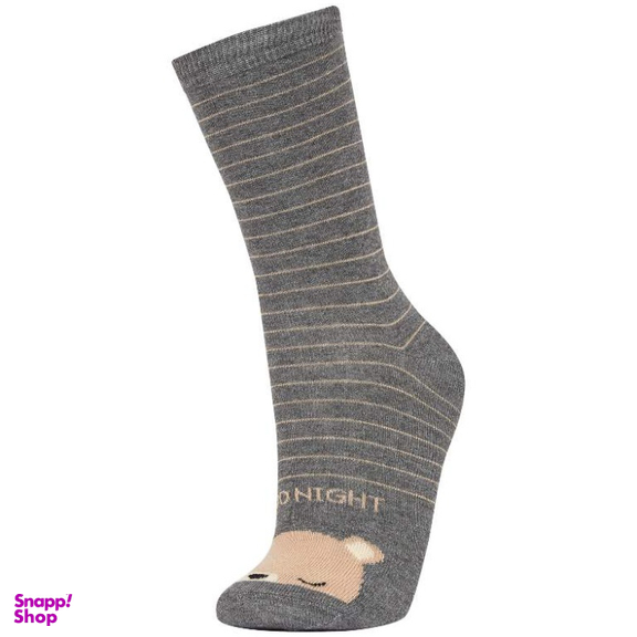 جوراب زنانه دفکتو مدل تدی بسته 3 عددی