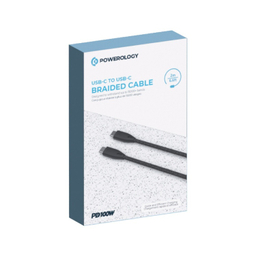 کابل تبدیل کنفی Type-C پاورولوژی مدل PBCC2BK طول 2 متر