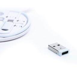 کابل تبدیل USB-C به USB-C و لایتنینگ و USB و micro-USB فوربری مدل RC190 طول 0.23 متر