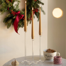 شمعدان مدل قلمی مجموعه 3 عددی