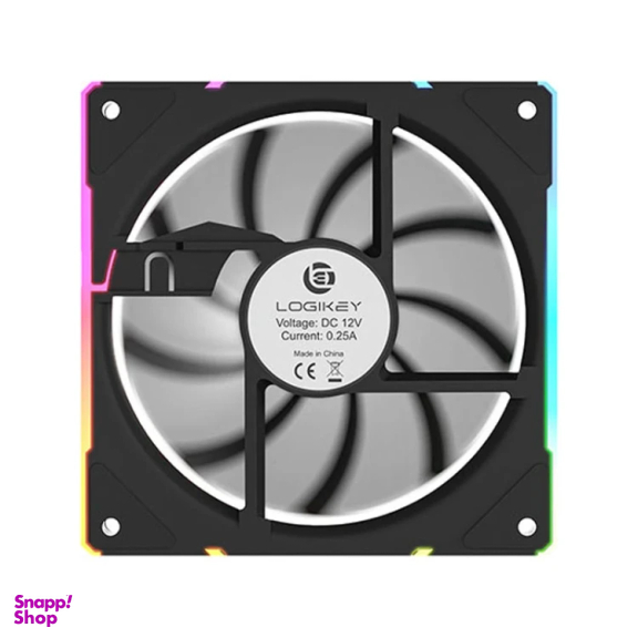 فن کیس لاجیکی مدل F327 BK بسته 3 عددی