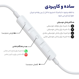 هدفون اپل مدل 40 EarPods با کانکتور Lightning