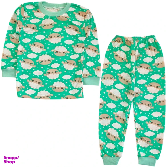 ست تیشرت آستین بلند و شلوار راحتی نوزادی مدل ببعی کد 4156 رنگ سبز