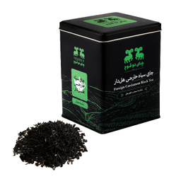 چای سیاه خارجی شکسته هل دار دو قوچ وزن 450 گرم