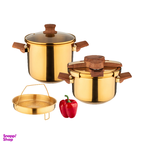زودپز دوقلو کرکماز کد 7Pc گنجایش 7 و 5 لیتر