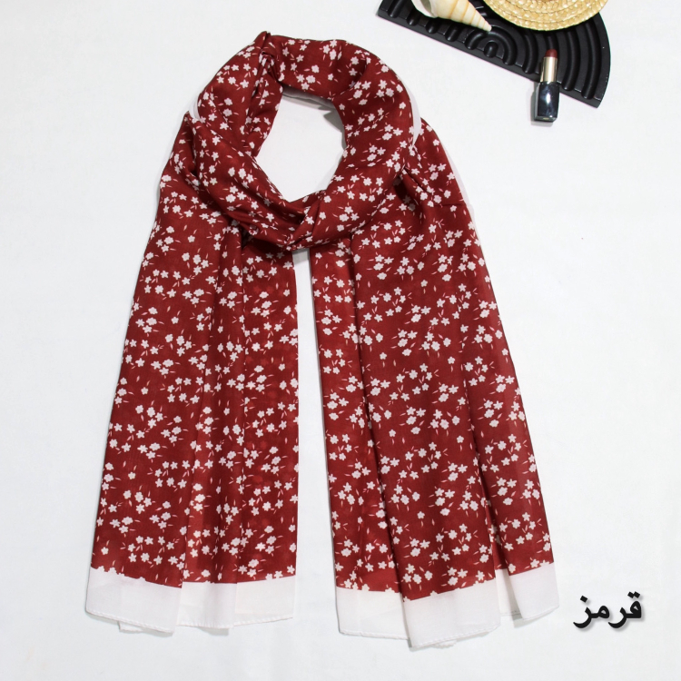 شال زنانه طرح شکوفه کد ANA7060