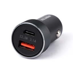 شارژر فندکی 22 وات کلومن مدل KC-C07 به همراه کابل تبدیل USB-C