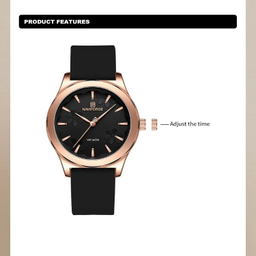 ساعت مچی عقربه ای زنانه نیوی فورس مدل NF5051RGBB