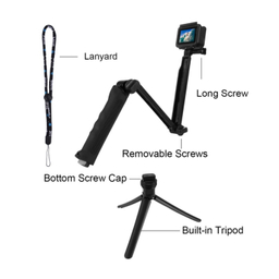 مونوپاد اکستنشن سه‌ پایه تاشو مدل PULUZ