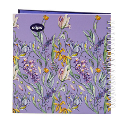 دفتر یادداشت ۸۰ برگ کلیپس طرح florall