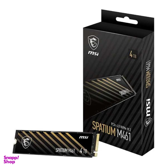 حافظه SSD اینترنال ام اس آی مدل SPATIUM M461 NVMe M.2 ظرفیت 4 ترابایت