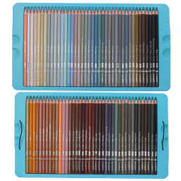 مداد رنگی 520 رنگ جعبه فلزی کالور طرح لاکپشت کد K520