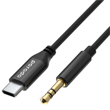 کابل تبدیل Jack 3.5mm به Type-C پرودو مدل PD-AXC12 طول 1.2 متر