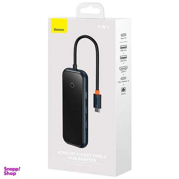 هاب 6 پورت Type-C بیسوس مدل BS-OH089