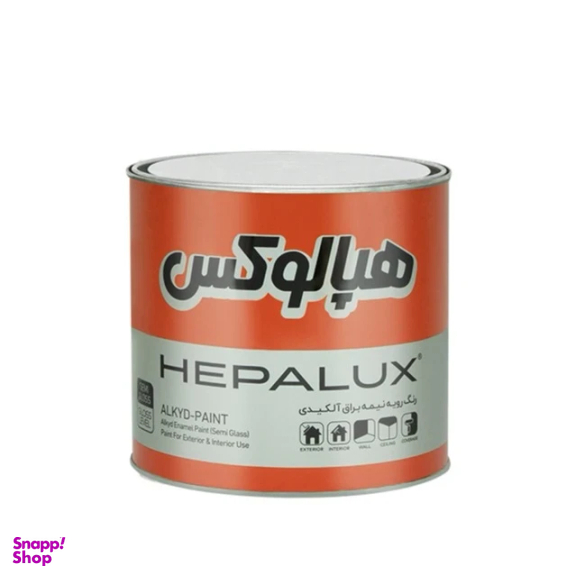 رنگ روغنی سفید نیم براق هپالوکس کد 902 حجم 1 لیتر