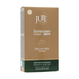 کرم ضد آفتاب ژوت مدل SPF50 مناسب پوست چرب رنگ Rose Light Beige وزن 50 گرم