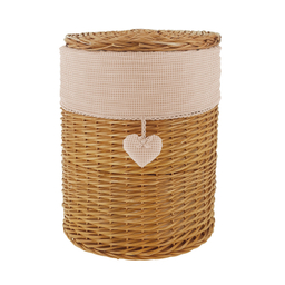 سبد رخت چرک مدل استوانه ای کد SLH-L