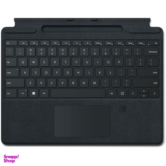 کیبورد تبلت مایکروسافت مدل Signature Keyboard with Fingerprint Reader مناسب سرفیس Pro 8/Pro 9/Pro 10/Pro 11
