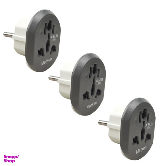 مبدل برق 2 به 3 مدل مارکن بسته 3 عددی