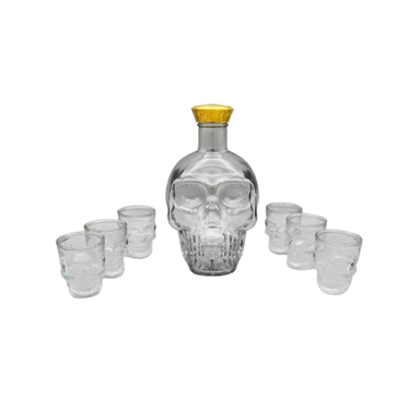 سرویس 7 پارچه پارچ و لیوان طرح اسکلت