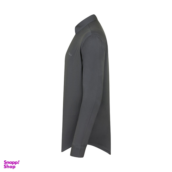 پیراهن آستین بلند مردانه والیانت استایل شانلی رنگ نوک مدادی