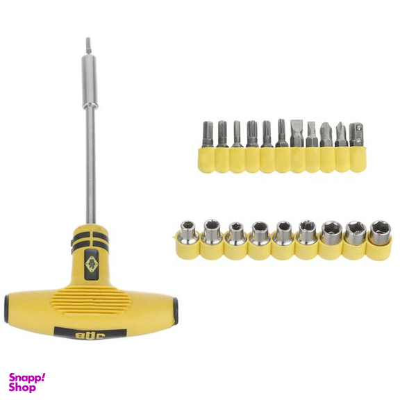 آچار بکس و سری آچار بکس جاب مدل JB-100026 مجموعه 26 عددی