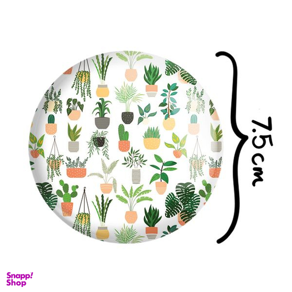 آینه جیبی خندالو طرح کاکتوس مدل تاشو کد 25491