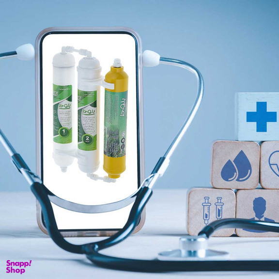 فیلتر تصفیه آب یخچال و فریزر بلوط مدل گیاهی BL 301 مجموعه 3 عددی