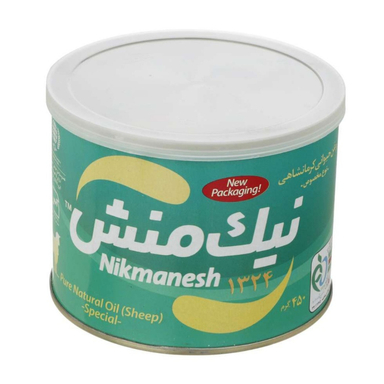 روغن حیوانی کرمانشاهی مخصوص نیک منش وزن 450 گرم