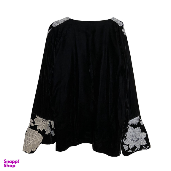 مانتو زنانه مدل ولوت رنگ مشکی