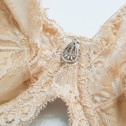 سوتین زنانه لین مدل فنردار کد 4680-513 رنگ کرم