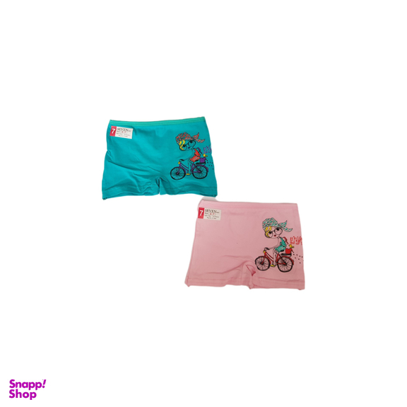 شورت دخترانه مدل دوچرخه کد 03 مجموعه 2 عددی