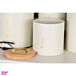 سرویس آشپزخانه 4 پارچه یونیک مدل درب چوبی دسته T کد 803