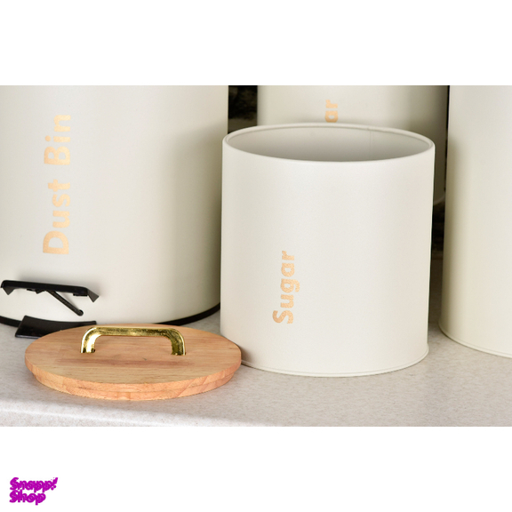 سرویس آشپزخانه 4 پارچه یونیک مدل درب چوبی دسته T کد 803