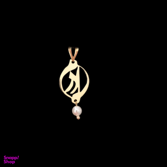 پلاک گردنبند زنانه طلا 18 عیار گوزن طرح روز مادر کد JD3900
