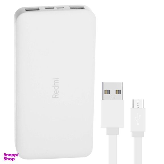 پاوربانک شیائومی مدل Redmi PB200LZM ظرفیت 20000 میلی آمپرساعت به همراه کابل تبدیل microUSB