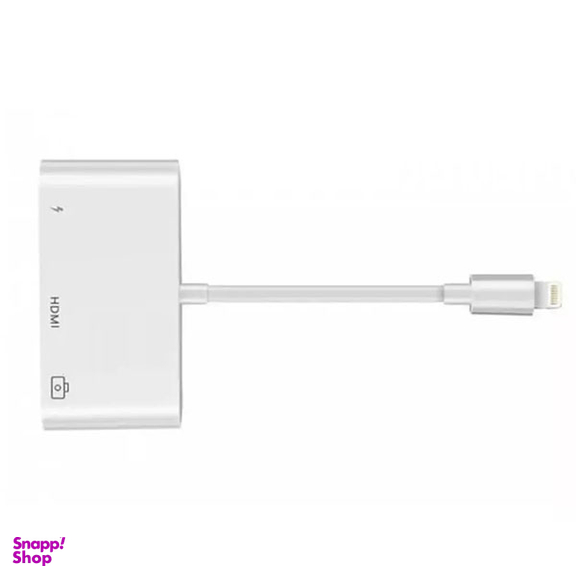تبدیل لایتنینگ به HDMI کوتتسی مدل 3in1 OTG