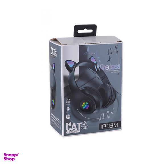 هدفون بلوتوثی مدل Cat Ear کد P33M