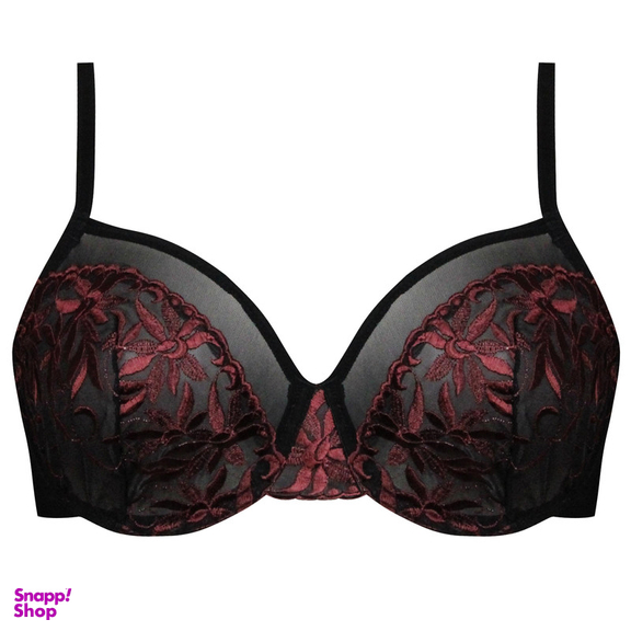 ست شورت و سوتین زنانه برتا مدل فنردار گیپور کد 4695-2020 N