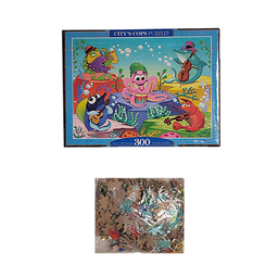 پازل 300 قطعه فنسی طرح حیوانات دریایی