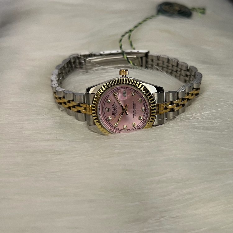 ساعت مچی عقربه ای زنانه طرح رولکس مدل دیت جاست کد 1950