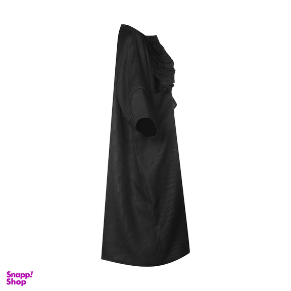 مانتو زنانه رئوف گالری مدل مانلی رنگ مشکی