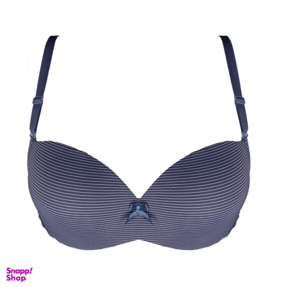 سوتین زنانه نیم جک فنر دار کد 77101 رنگ طوسی