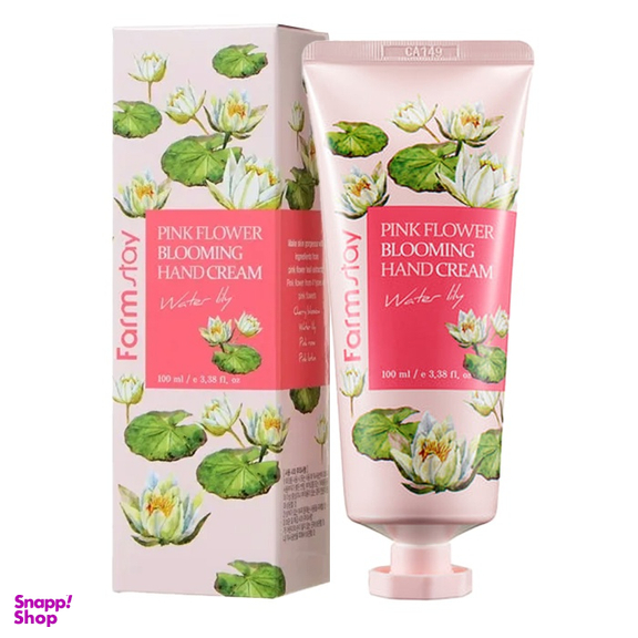 کرم دست نیلوفر آبی فارم استی مدل water lily حجم 100 میلی لیتر